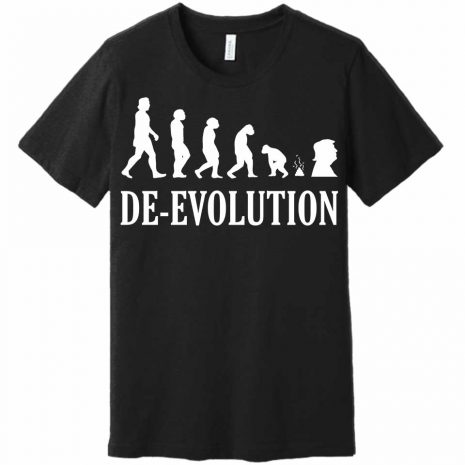 de-evolution trump away bw