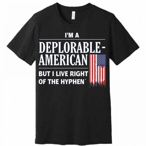 deplorable color flag down